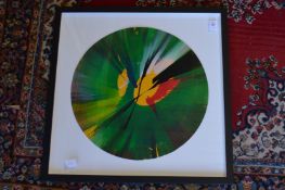 In the manner of Damien Hirst, a spin picture.