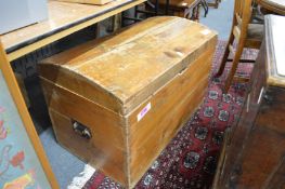 A pine dome top trunk.