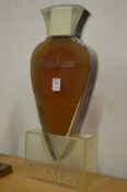 A Max Mara perfume advertising display bottle.