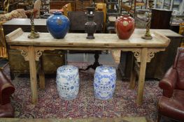 A 19th century Chinese altar table.