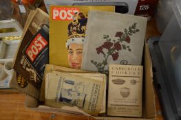 Royal and other ephemera.