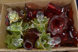 Various chandelier parts.