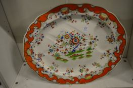 A large Staffordshire tree and well meat dish.
