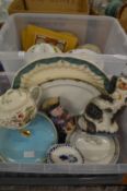 Decorative and household china to include Royal Worcester Evesham.