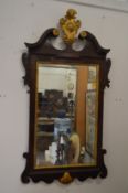 A good George III mahogany and giltwood pier mirror.