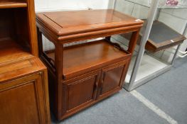 A Chinese redwood buffet.