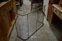 A nursery fire guard.