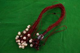 An unusual decorative necklace.