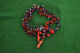 A decorative necklace.