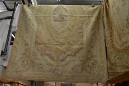 An Aubusson style tapestry wall hanging, 275cms x 180cms.