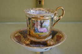 A Vienna cup and saucer.