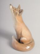 A ROYAL COPENHAGEN FOX. No. 1475. 5.5ins high.