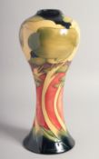 MOORCROFT SHEPHERD'S DELIGHT DESIGN WAISTED VASE, Dated, 2008, printed Moorcroft. 12.5ins high.