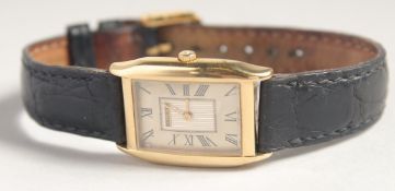 AN 18CT GOLD ROLLS ROYCE LIMITED EDITION SPRINGFIELD WATCH. BAUME & MERCIER, GENEVA. No. 01/ 75