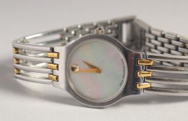 A LADIES' MOVADO WRISTWATCH. No. 6958664.