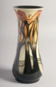 MOORCROFT LA GARENNE DESIGN WAISTED VASE, dated 2005. Impressed, MOORCROFT.