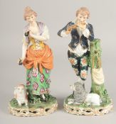 A PAIR OF CONTINENTAL FIGURES.