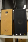 A pair of Spendor SP1 speakers.
