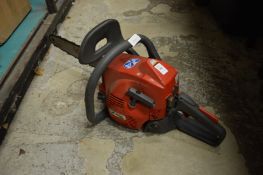 A petrol chainsaw.