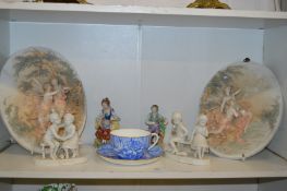 A quantity of decorative china.