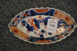 A small Imari tray.