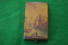 Decorative cigarette box.