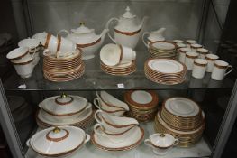 A large quantity of Royal Doulton Meridian china (mostly seconds).