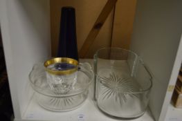 Decorative glassware.