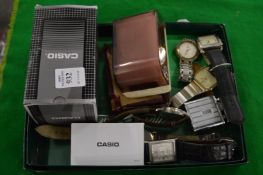 Various wristwatches etc.