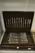 A canteen of cutlery.