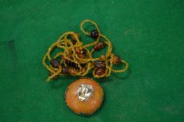 A decorative necklace.