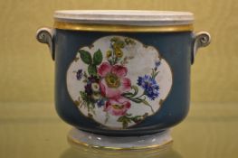 A Crown Devon floral decorated jardiniere.
