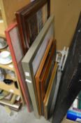 A quantity of paintings, prints etc.
