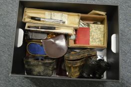 Opera glasses, cigarette lighters etc.