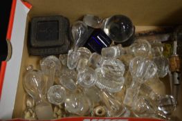 Glass decanter stoppers etc.