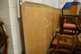 Two Japanese folding dressing screens.