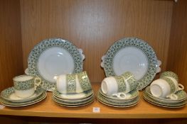 A decorative tea service.