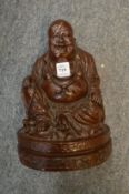 A composite model of a seated buddha.