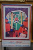David Hockney poster.