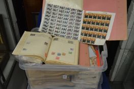 A quantity of stamps and first day covers.