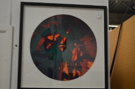 In the manner of Damien Hirst, a spin picture.