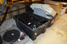 Hi-fi and office equipment.