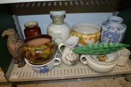 Dalton jardiniere, various vases etc.