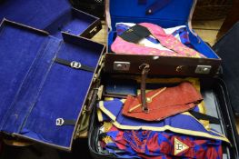 A quantity of Masonic regalia.