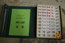 A modern mahjong set.
