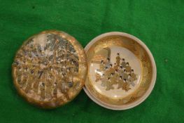 A satsuma box and cover.