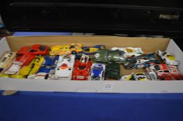 A collection of race winning model Porsche cars etc.