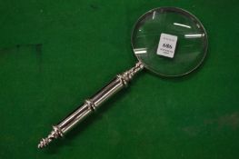 A magnifying glass.