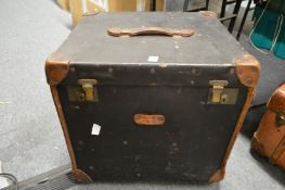 A square shaped trunk.