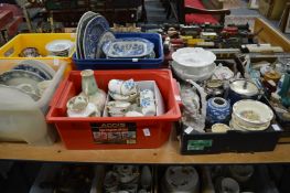 A large quantity of household and decorative china.